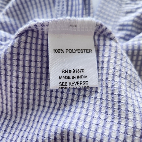 Pebble Beach lavender and white tank Size L - Picture 3 of 6